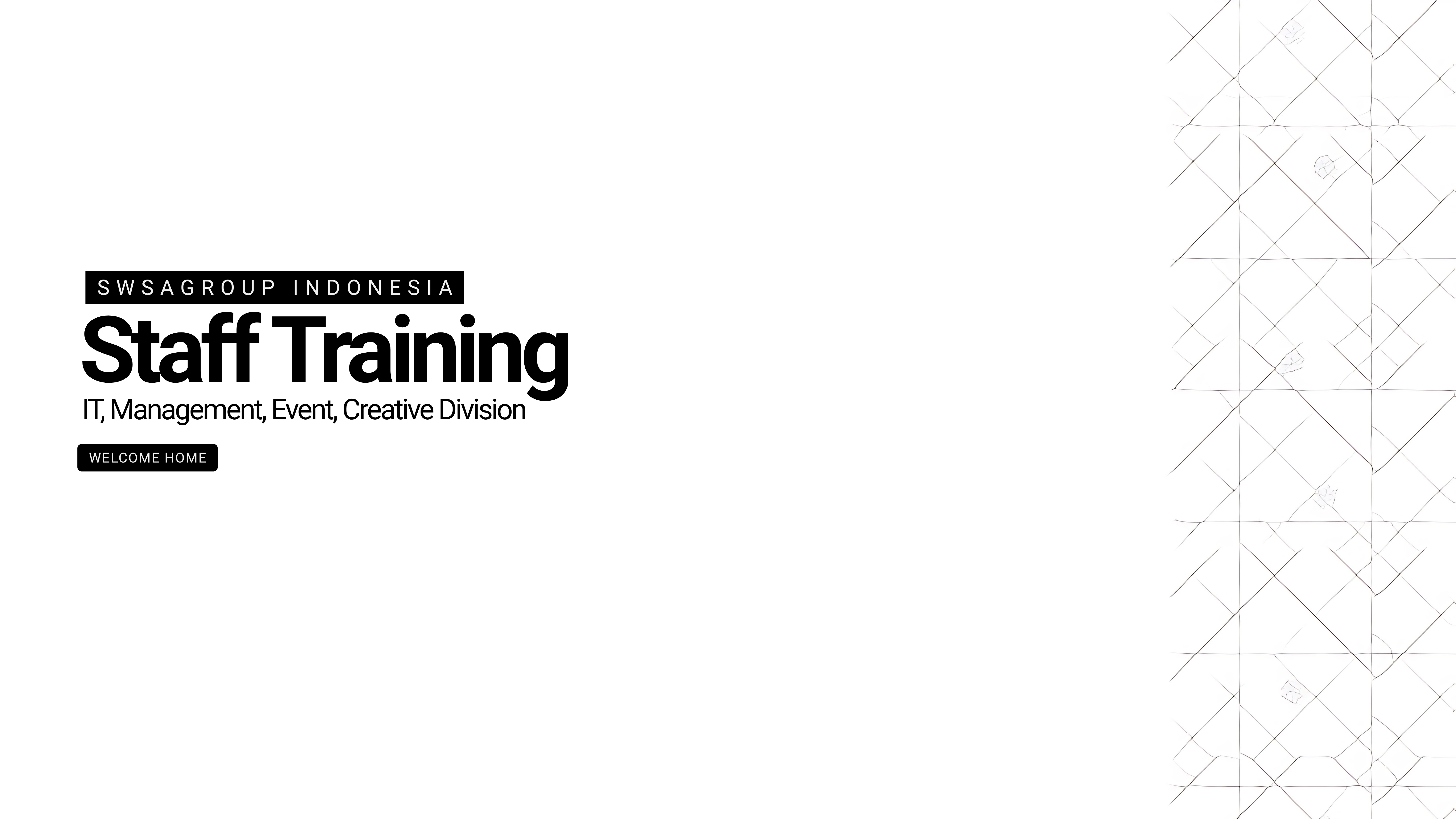 [NOT FOR PUBLIC] Staff Training